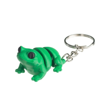 Żaba zielona- brelok do kluczy